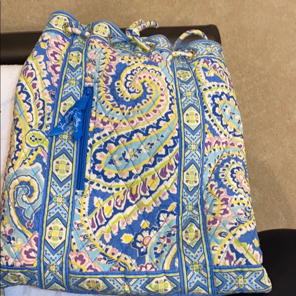 Vera Bradley Backsack with Fold Wallet